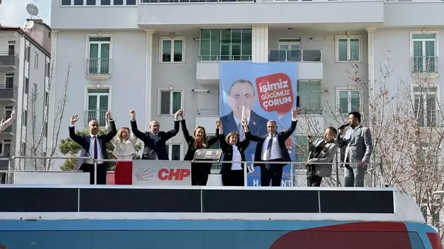 CHP Genel Başkan Yardımcısı Aylin Nazlıaka, Çorum Belediye Başkan adayı için destek istedi