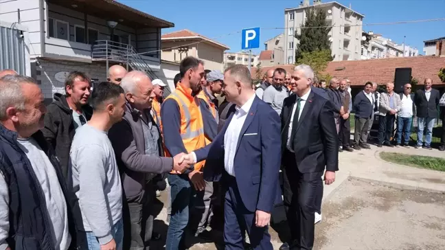 Kırklareli Belediye Başkanı Derya Bulut, personeli ile bayramlaştı