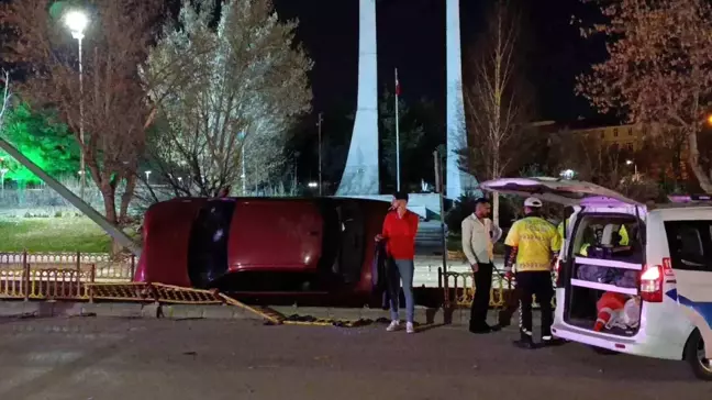 Erzurum'da trafik kazası: 3 kişi yaralandı