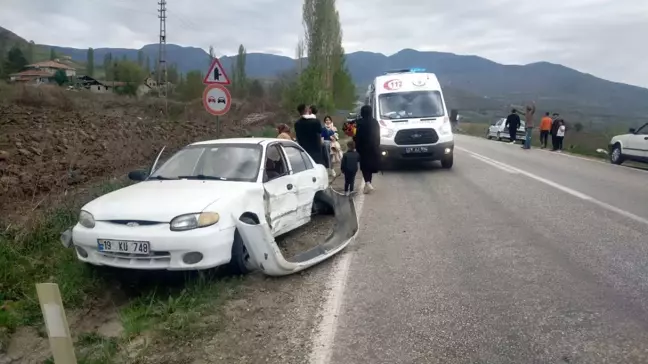 Çorum'un Laçin ilçesinde trafik kazası: 8 yaralı