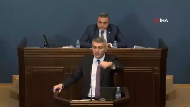 Gürcistan parlamentosunda yumruklu kavga
