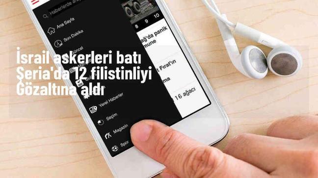 İsrail, Batı Şeria'da 12 Filistinliyi daha gözaltına aldı
