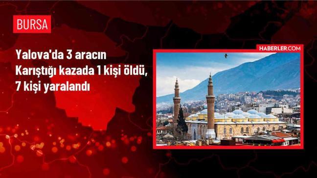 Yalova'da trafik kazasında 1 ölü, 7 yaralı
