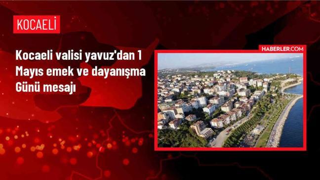 Kocaeli Valisi Seddar Yavuz 1 Mayıs Emek ve Dayanışma Günü'nü kutladı