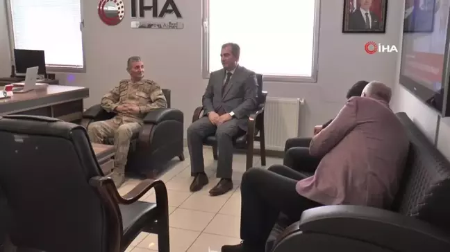 Vali Çeber'den İHA'ya ziyaret