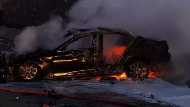 Aksaray'da otomobil devrildi, 6 kişi yaralandı