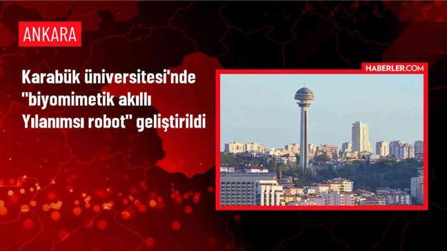 KBÜ'de Biyomimetik Akıllı Yılanımsı Robot Geliştirildi