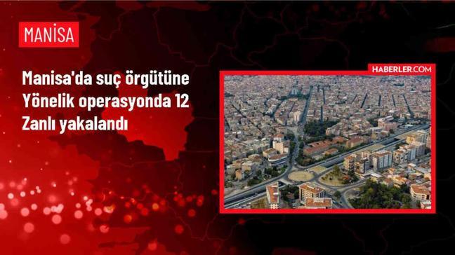 Manisa'da Uyuşturucu Ticareti ve Silah Kaçakçılığı Operasyonu: 12 Gözaltı