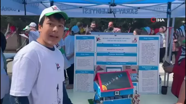 Ortaokul öğrencilerinin hazırladığı bilim fuarı açıldı
