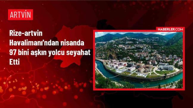 Rize-Artvin Havalimanı Nisanda 97 Bin 155 Yolcu Hizmet Verdi