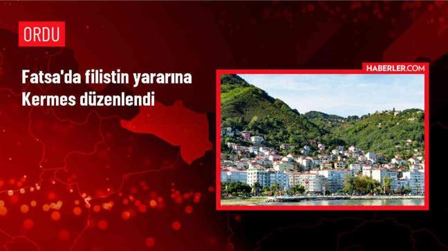 Fatsa'da Filistin Yararına Kermes Açıldı