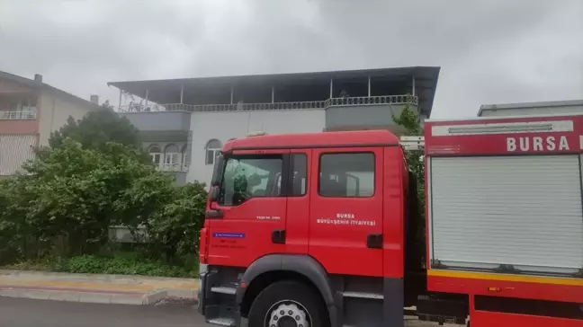 Orhangazi'de bir evde çıkan yangın söndürüldü