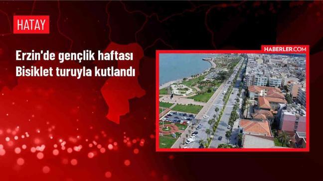 Erzin'de Gençlik Haftası Bisiklet Turu