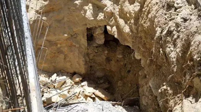 Başakşehir'de İnşaat Çalışması Sırasında Yer Altında Odacık ve Kanallar Bulundu