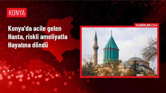 Kulu'da karın ağrısı şikayetiyle hastaneye başvuran kadın sağlığına kavuştu