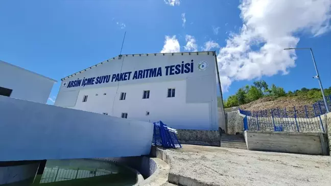 Trabzon Büyükşehir Belediyesi Arsin İçme Suyu ve Arıtma Tesisi Projesi'nde Çalışmalar Sürüyor