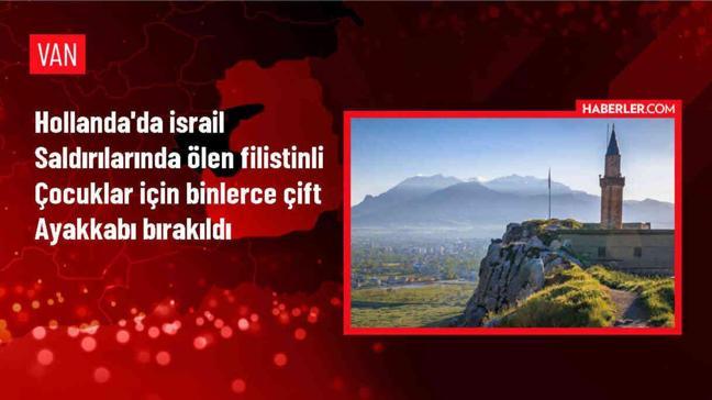 Hollanda'da İsrail'in Gazze saldırısında ölen çocuklar için anma etkinliği düzenlendi