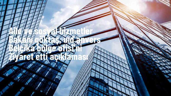 Aile ve Sosyal Hizmetler Bakanı Göktaş, yurt dışındaki Türk vatandaşlarının huzurunu ve refahını önemsiyor
