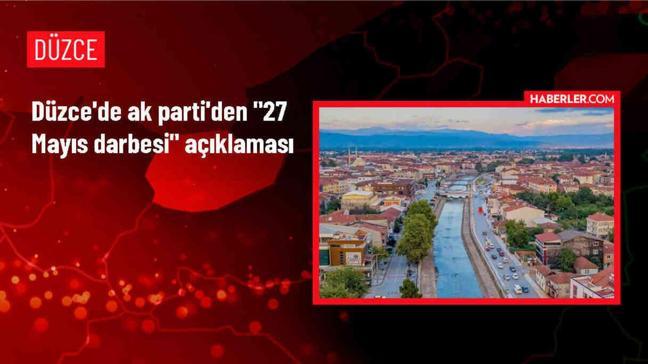 AK Parti Düzce İl Başkanlığı 27 Mayıs darbesini kınadı