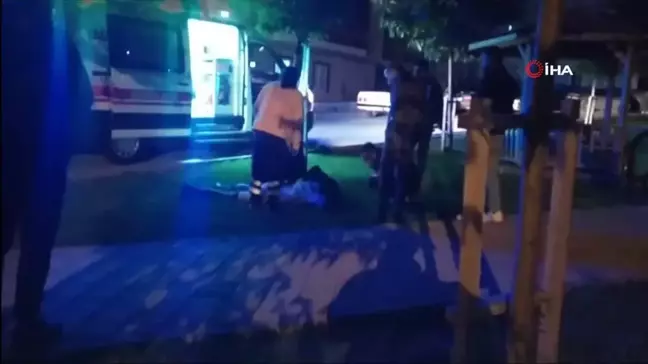 Parkta silahlı saldırıya uğrayan genç yaralandı