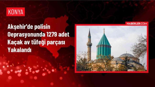 Akşehir'de Kaçak Av Tüfeği Parçaları Ele Geçirildi