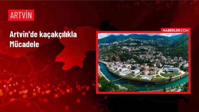 Artvin'de kaçakçılıkla mücadele operasyonlarında 6 şüpheli hakkında işlem yapıldı