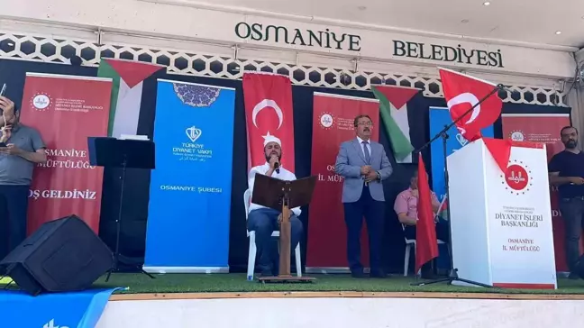 Osmaniye'de Filistin, Doğu Türkistan ve tüm mazlum coğrafyalar için duaya davet etkinliği düzenlendi