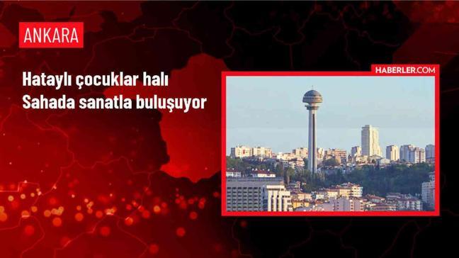 Hatay'da depremden etkilenen çocuklar sanat atölyesinde eğitim alıyor