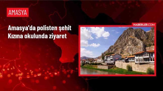 Amasya Emniyet Müdürlüğü, Şehit Polis Memuru Samet Özbakış'ın Kızını Okulunda Ziyaret Etti