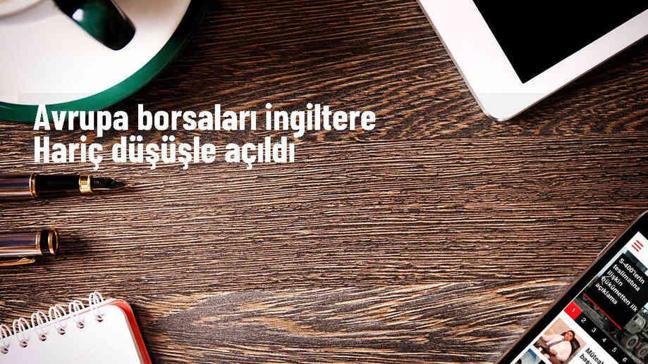 Avrupa Borsaları Düşüşle Başladı