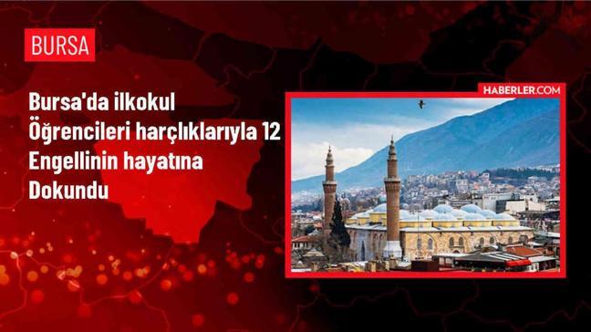 Bursa'daki İlkokul Öğrencileri Engellilere Tekerlekli Sandalye Bağışladı