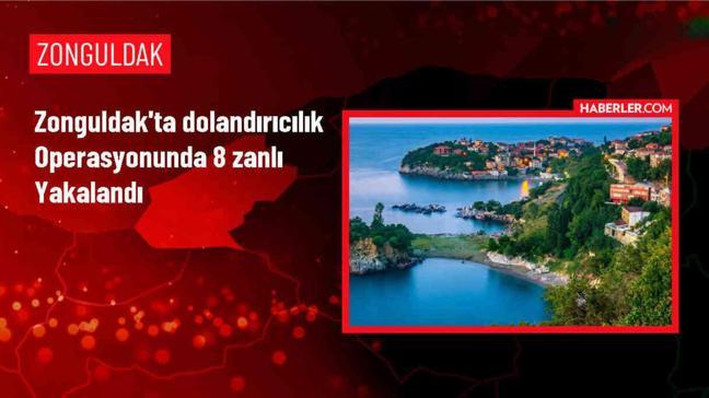 Karadeniz Ereğli'de dolandırıcılık operasyonu: 8 şüpheli gözaltına alındı