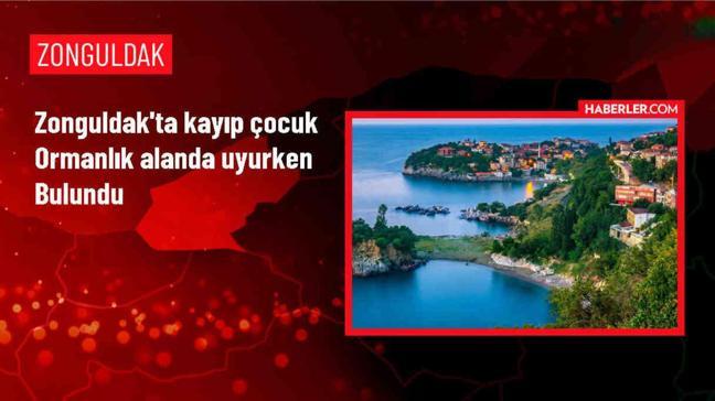 Zonguldak'ta kaybolan çocuk ormanda uyurken bulundu