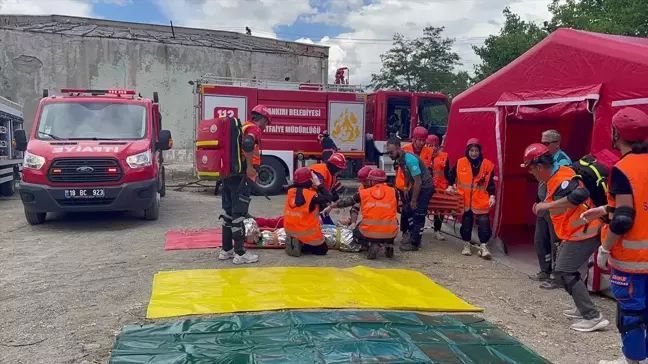 Çankırı'da UMKE 23. Bölge Tatbikatı düzenlendi