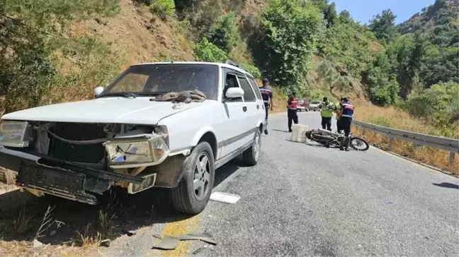 Aydın'da otomobil ile motosiklet çarpıştı: 1 kişi ağır yaralandı