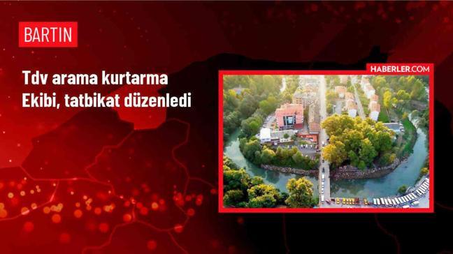 TDV Bartın Şubesi Arama Kurtarma Ekibi Tatbikat Yaptı