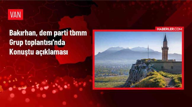 DEM Parti Eş Genel Başkanı Tuncer Bakırhan: Hakkari'de kayyum darbesi yapıldı