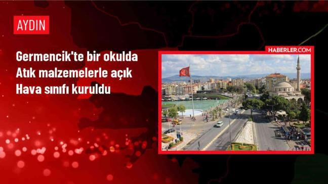 Aydın'da Meşeli İlkokulunda Açık Hava Sınıfı Oluşturuldu