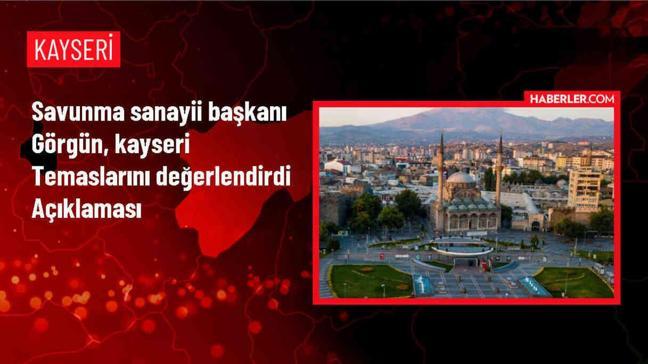 Cumhurbaşkanlığı Savunma Sanayii Başkanı Kayseri'de Temaslarda Bulundu