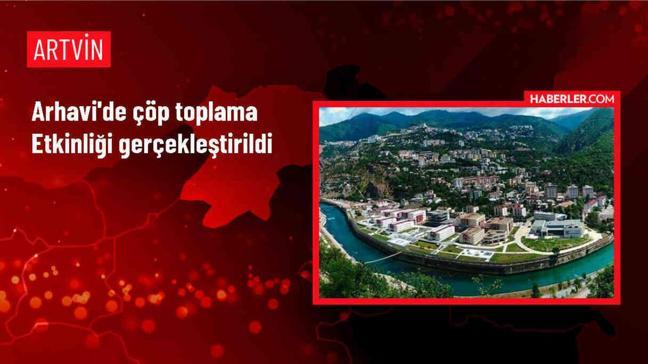 Arhavi'de Çöp Toplama Etkinliği Gerçekleştirildi