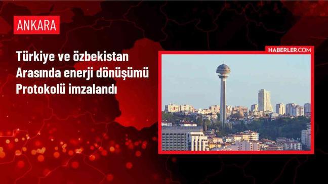 Türkiye ve Özbekistan, enerji dönüşümünde işbirliği için protokol imzaladı