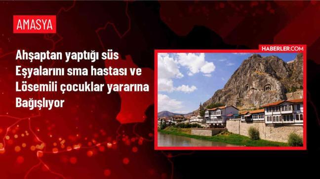 Amasya'da Ahşap Ürünlerle Çocuklara Destek