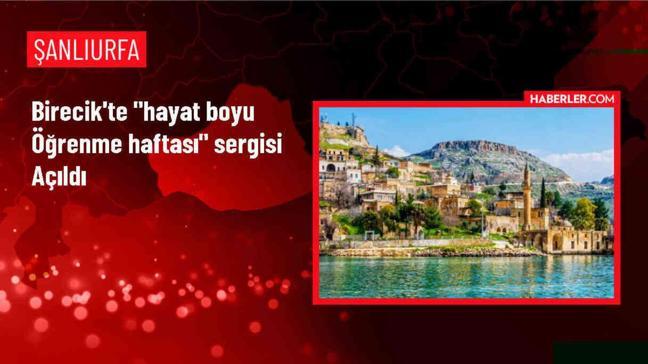 Şanlıurfa'da Hayat Boyu Öğrenme Haftası Sergisi Açıldı