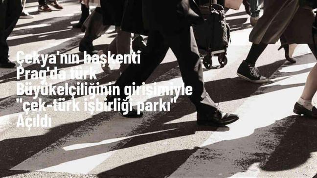 Türkiye'nin Prag Büyükelçisi Egemen Bağış'ın girişimiyle Çek-Türk İşbirliği Parkı açıldı