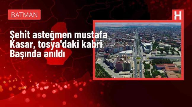 Şehit Jandarma Piyade Asteğmen Mustafa Kasar, Kabri Başında Anıldı