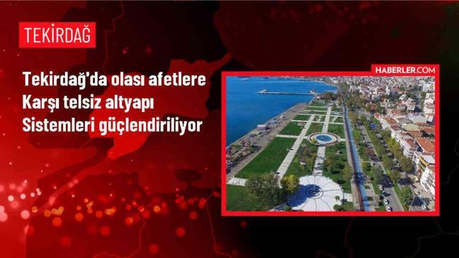 Tekirdağ'da afetlere hazırlık çalışmaları kapsamında telsiz altyapısı güçlendirildi