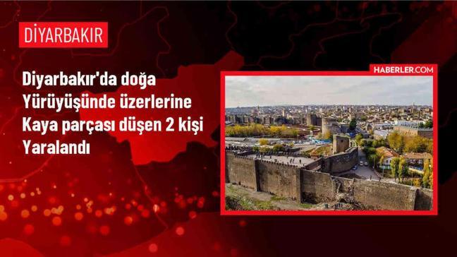 Diyarbakır'da doğa yürüyüşüne çıkan 2 kişi yaralandı