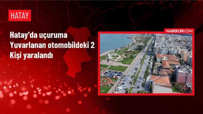 Samandağ'da Otomobil Uçuruma Yuvarlandı: 2 Yaralı