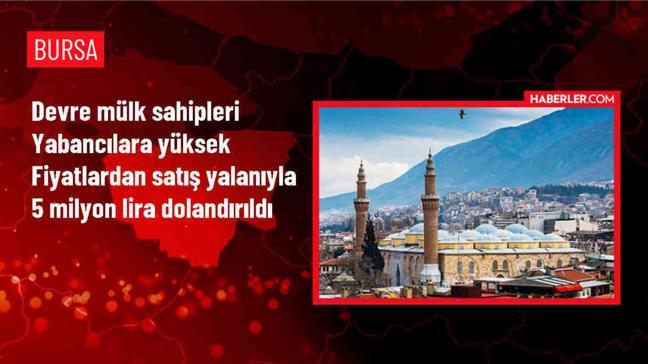 Bursa'da Devre Mülk Dolandırıcılığı Operasyonu: 5 Tutuklama