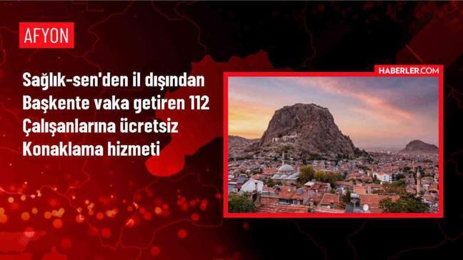 Ankara'ya il dışından vaka getiren 112 Acil Sağlık çalışanlarına ücretsiz konaklama imkanı